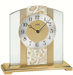 AMS Pendule à Poser Moderne En Verre Et Aluminium 7 AMS Pendule à Poser Moderne En Verre Et Aluminium -1001 Pendules Boutique 1123