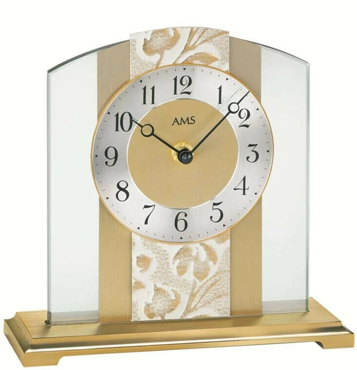 AMS Pendule à Poser Moderne En Verre Et Aluminium 4 AMS Pendule à Poser Moderne En Verre Et Aluminium – Image 4