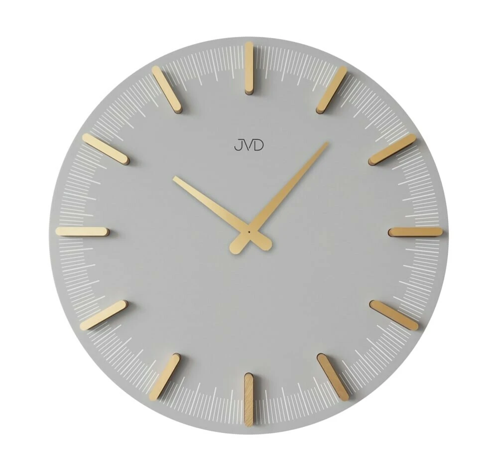 Horloge Murale En Bois Index En Relief Avec Chemin De Fer 2 Horloge Murale En Bois Index En Relief Avec Chemin De Fer – Image 2