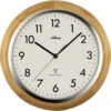 ATLANTA Horloge Murale Radio-pilotée Entourage Bois De Hêtre 3 ATLANTA Horloge Murale Radio-pilotée Entourage Bois De Hêtre -1001 Pendules Boutique 4536 30