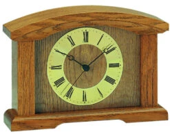 AMS Pendule à Poser Radio-pilotée En Bois De Chêne Massif