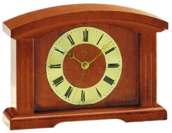 AMS Pendule à Poser Radio-pilotée En Bois De Chêne Massif -1001 Pendules Boutique 5138 9 1 1