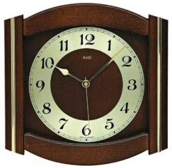 AMS Horloge Murale Entourage Bois Laiton 3 Coloris 5 AMS Horloge Murale Entourage Bois Laiton 3 Coloris -1001 Pendules Boutique 5822 1 1