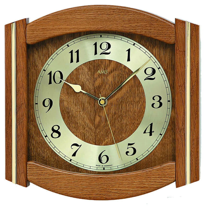 AMS Horloge Murale Entourage Bois Laiton 3 Coloris 2 AMS Horloge Murale Entourage Bois Laiton 3 Coloris – Image 2