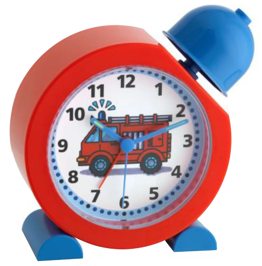 Réveil Rouge Pour Enfant Thème Pompiers 1 Réveil Rouge Pour Enfant Thème Pompiers