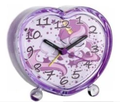 Réveil Violet Licorne En Forme De Cœur