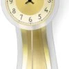 AMS Horloge Murale à Balancier Zig-zag Dorée -1001 Pendules Boutique 7267