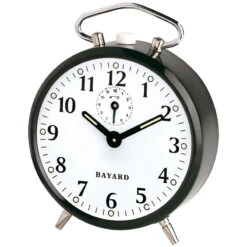 Réveil Mécanique Gris Bayard Sans Cloche Plusieurs Coloris 6 Réveil Mécanique Gris Bayard Sans Cloche Plusieurs Coloris -1001 Pendules Boutique c331 1 1