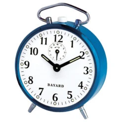 Réveil Mécanique Gris Bayard Sans Cloche Plusieurs Coloris 7 Réveil Mécanique Gris Bayard Sans Cloche Plusieurs Coloris -1001 Pendules Boutique c331 bleu