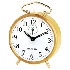 Réveil Mécanique Gris Bayard Sans Cloche Plusieurs Coloris 8 Réveil Mécanique Gris Bayard Sans Cloche Plusieurs Coloris -1001 Pendules Boutique c331 dore