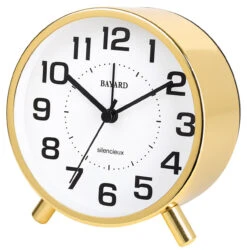Réveil Silencieux Doré Bayard De Style