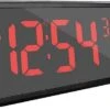 Horloge Murale Digitale Noire Sur Secteur Chiffres Rouges Ou à Poser 3 Horloge Murale Digitale Noire Sur Secteur Chiffres Rouges Ou à Poser -1001 Pendules Boutique dh308 1