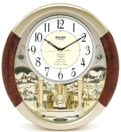 Pendule Murale Animée Rotation Du Balancier