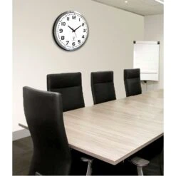 Horloge Murale Radio Pilotée En Aluminium Ø 50 Cm 3 Horloge Murale Radio Pilotée En Aluminium Ø 50 Cm -1001 Pendules Boutique horloge metal alu radio pilotee verre mineral diam 500mm zoom