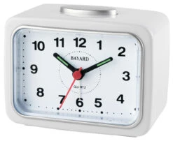 Réveil Silencieux Noir Sonnerie Sur Cloche Ou Bip-bip Bayard -1001 Pendules Boutique kn36 2