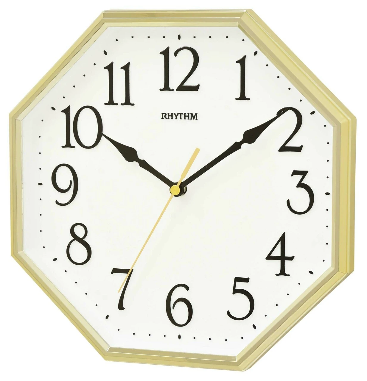 Rhythm Horloge Murale Silencieuse Octogonale 1 Rhythm Horloge Murale Silencieuse Octogonale