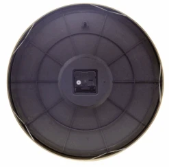 NeXtime Pendule Murale Silencieuse Noire Et Dorée 6 NeXtime Pendule Murale Silencieuse Noire Et Dorée -1001 Pendules Boutique nextime 3288 arriere