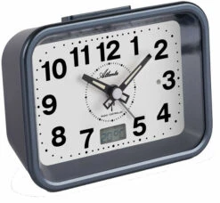 ATLANTA Réveil Radio-piloté Rectangle Date Et Température