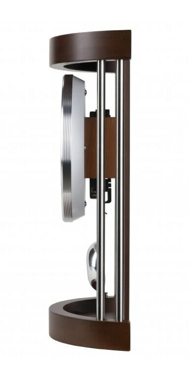 Pendule à Poser En Bois Teinté Acajou 2 Pendule à Poser En Bois Teinté Acajou – Image 2