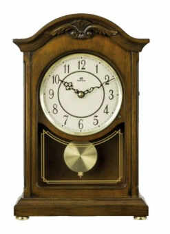 Pendule à Poser En Bois Couleur Chêne à Sonnerie Westminster Volume Réglable