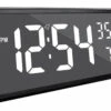 Horloge Murale Digitale Noire Sur Secteur 3 Horloge Murale Digitale Noire Sur Secteur -1001 Pendules Boutique oj308