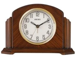Pendule à Poser En Bois Retro Seiko