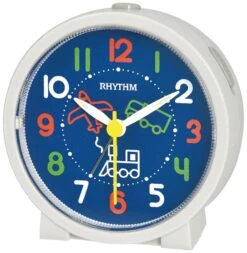 Rhythm Réveil éducatif Bleu Pour Enfants Chiffres Colorés