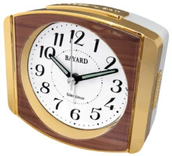 Réveil Silencieux En Plastique Façon Bois