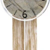 AMS Horloge Murale En Bois De Chêne Massif Avec Balancier -1001 Pendules Boutique w7465