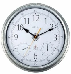 NeXtime Pendule étanche Ronde En Galva
